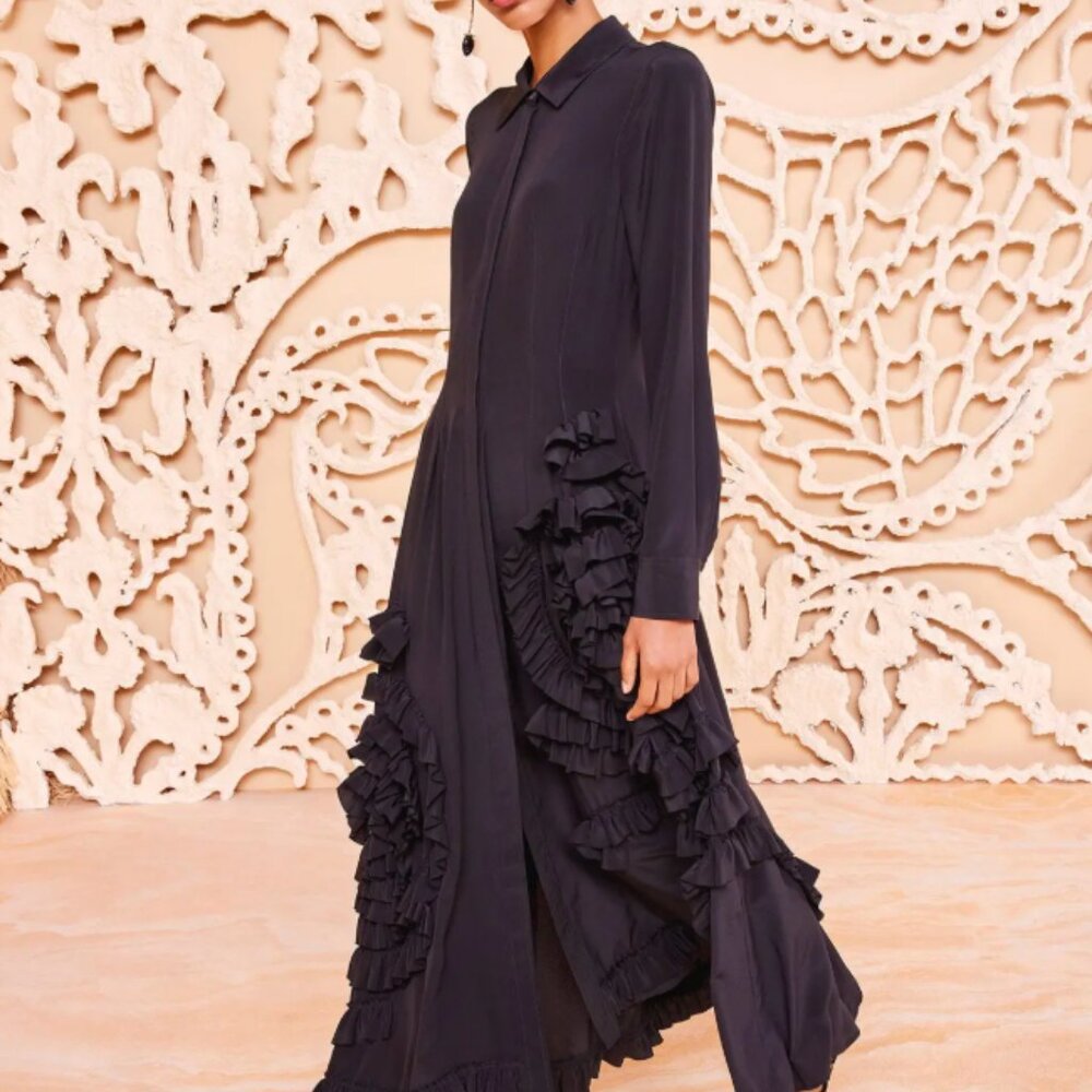 Ulla Johnson Gwen Dress (Noir) - Picture 3 of 4
